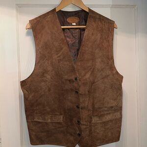 Golden Bear western suede vest large made in USA